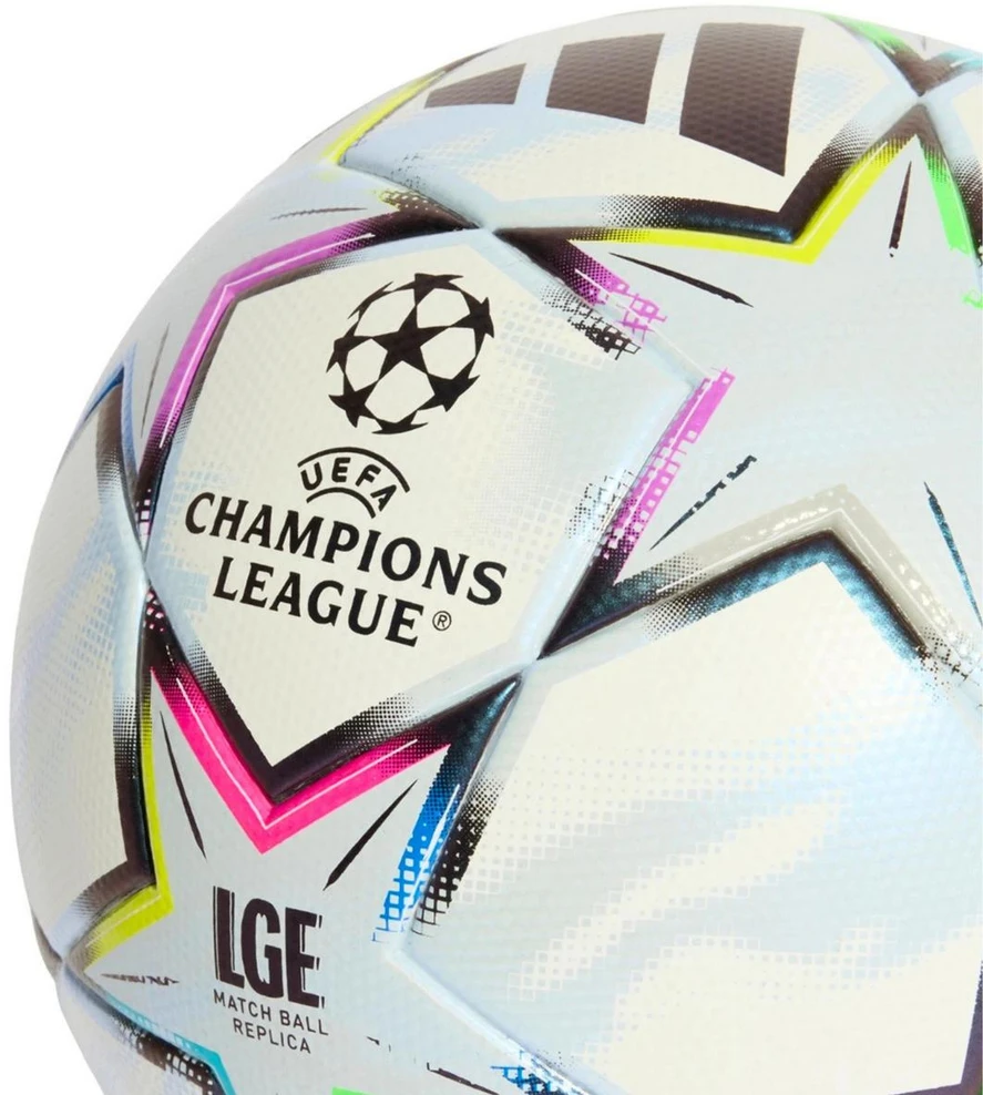 Futbolo kamuolys adidas UCL League 26/27 League Stage Box balta ir-mėlyna-rožinė-žalia KE9771 (5)