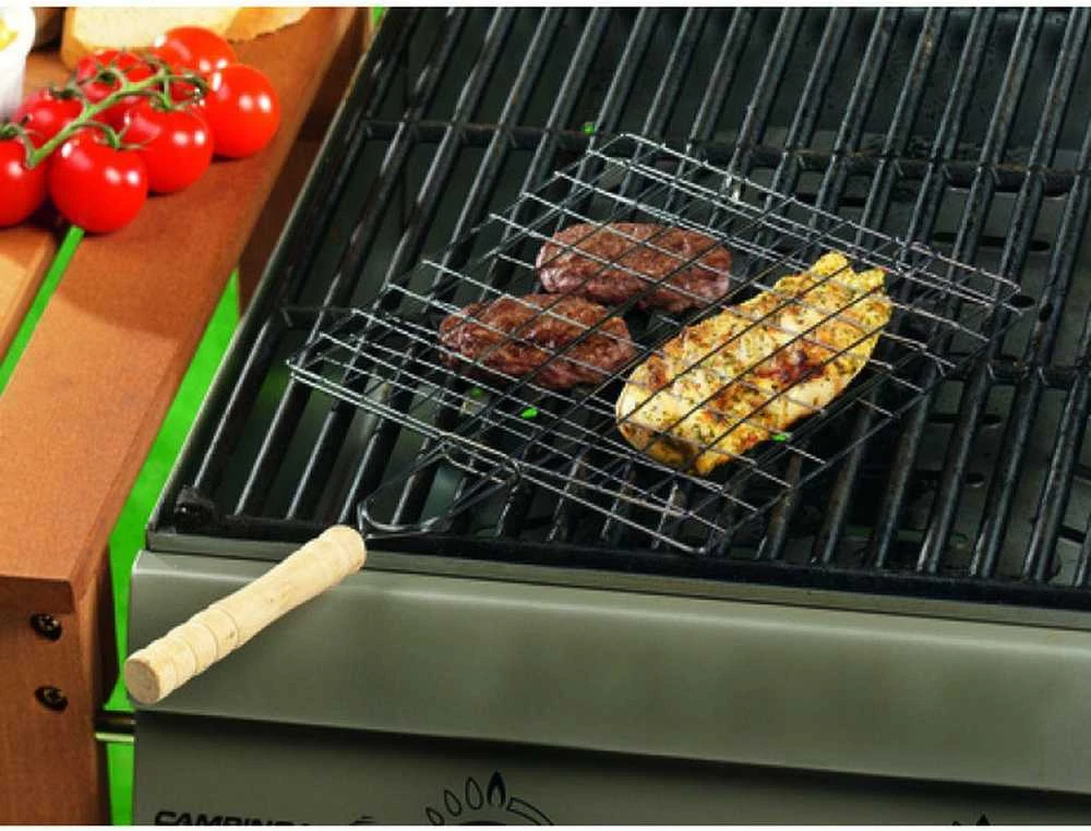 Bbq Line Grilio grotelės mėsainiams kepti plienas 43x23 cm