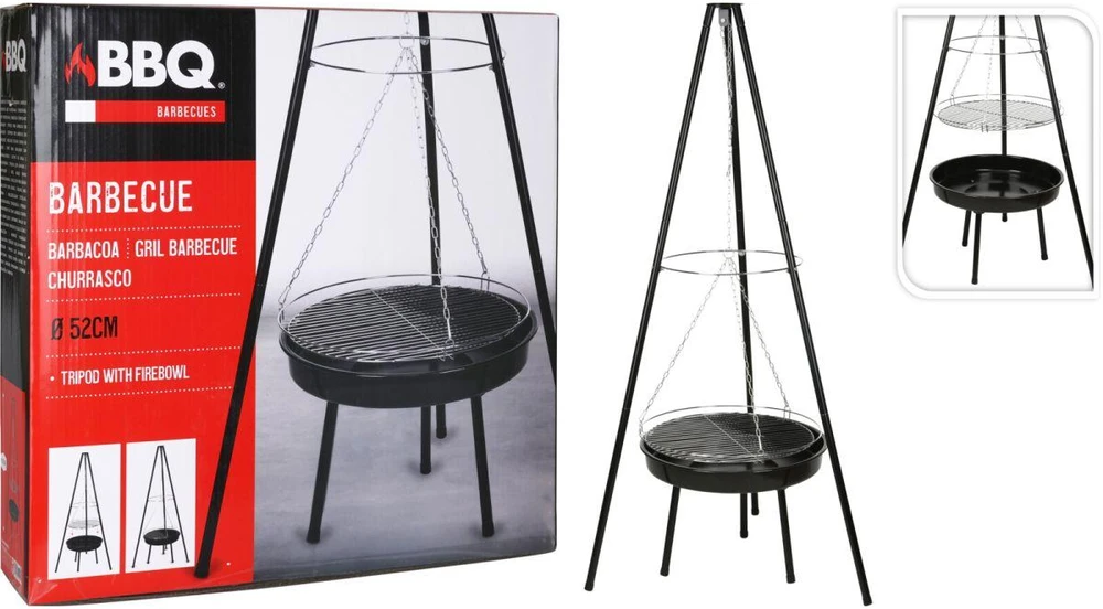 Bbq Line Sodo pakabinamas ant trikojo grilis 52 cm
