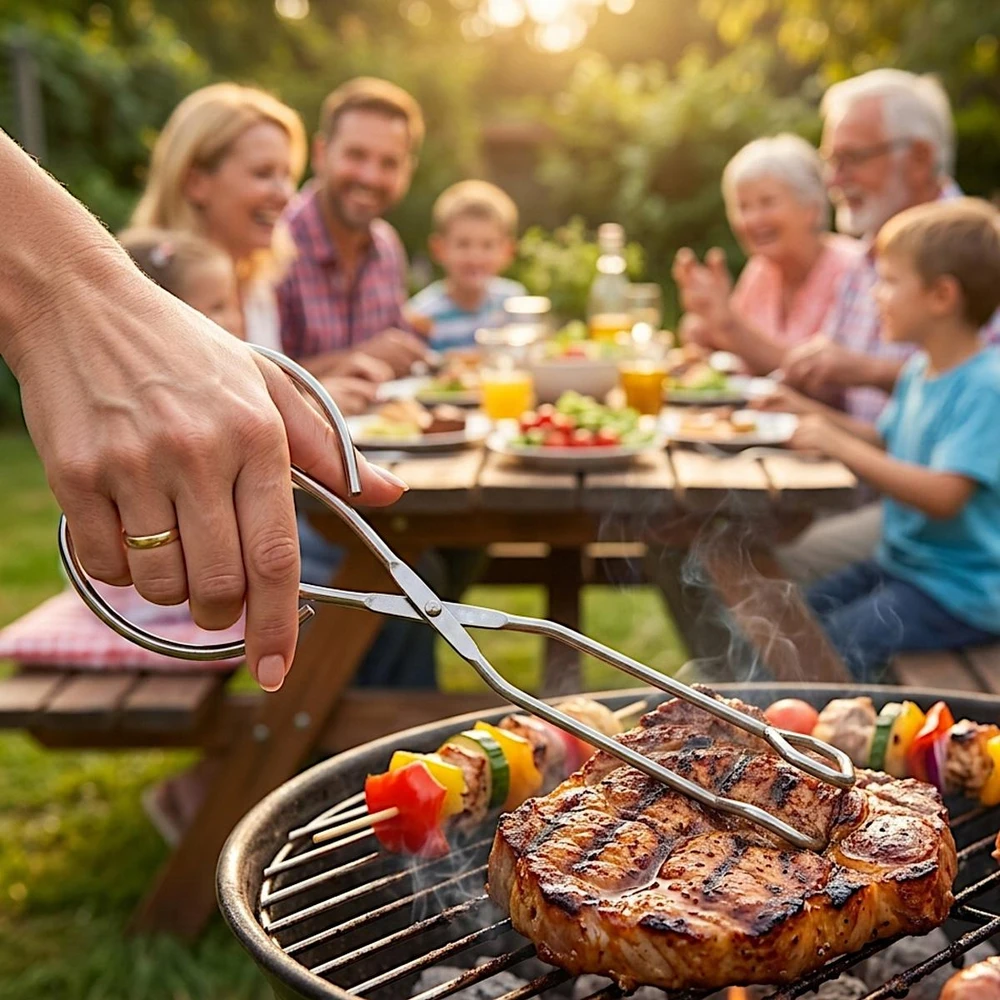 Bbq Line Grilio žnyplės plieninė 27 cm