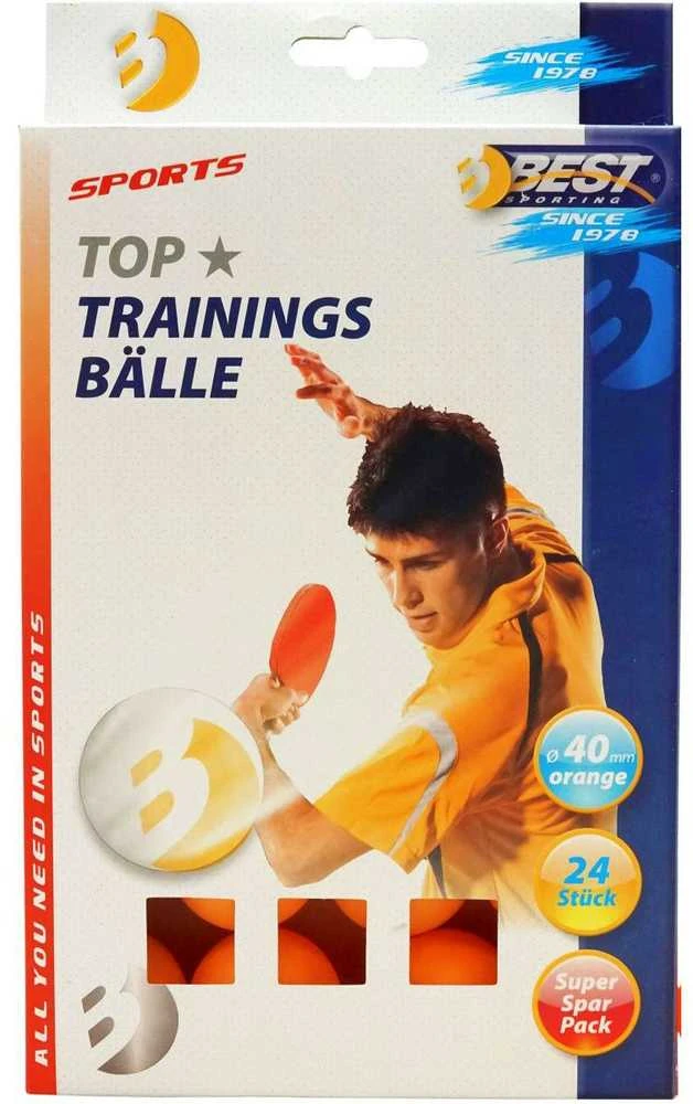 Stalo teniso kamuoliukai Best Sporting, 24 vnt., oranžiniai