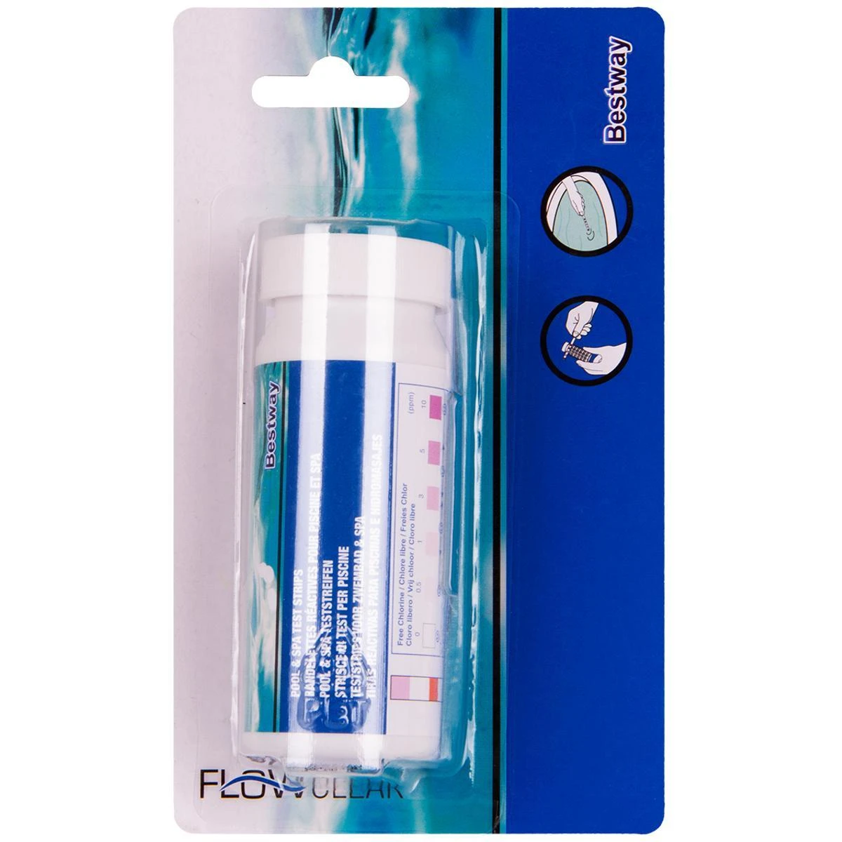 Bestway Baseinų pH, alkalio ir chloro testeris