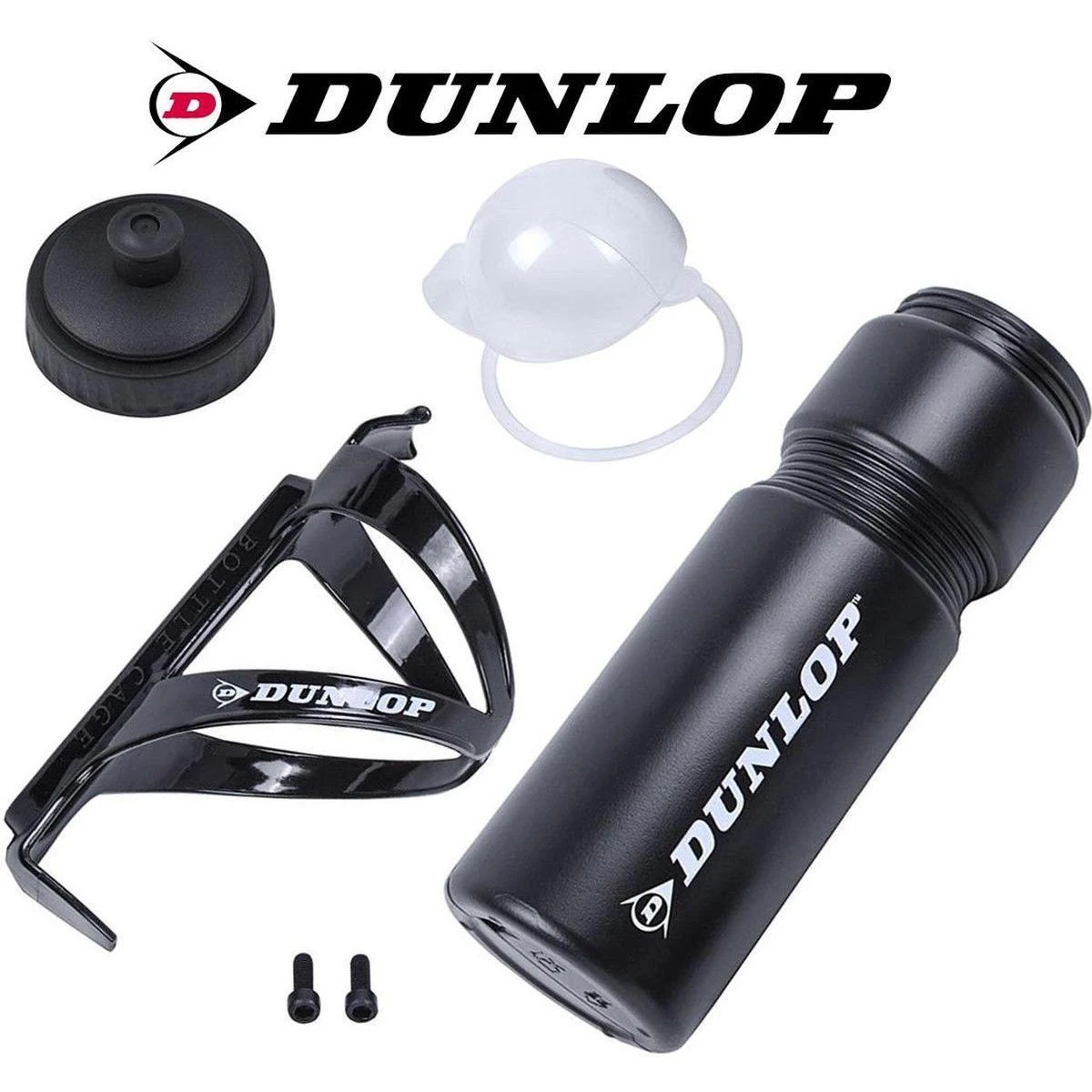 Dunlop 750 ml dviratininko butelis su laikikliu