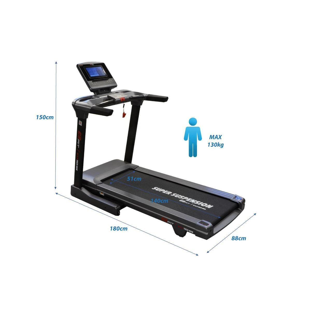 Bėgimo takelis Eb Fit Tech Run W5.0