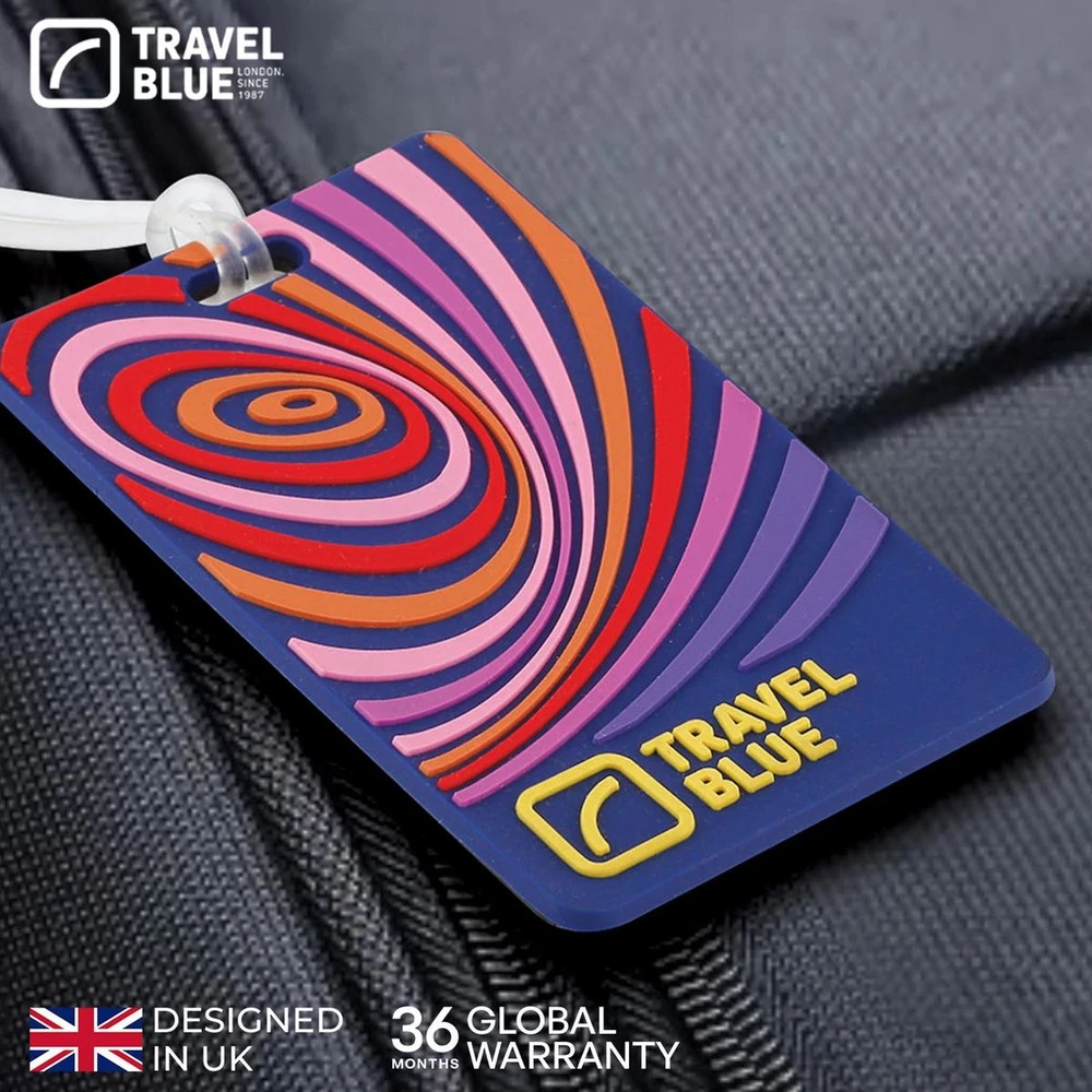 Staples Mėlyna TRAVEL Mėlynas IDENTYFIKATOR BAGAŻOWY FALE