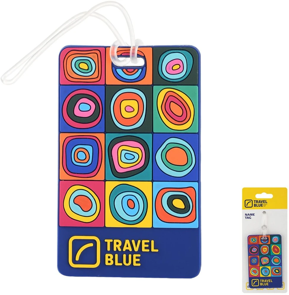 MyFamily Mėlyna TRAVEL Mėlynas IDENTYFIKATOR BAGAŻOWY KOŁA