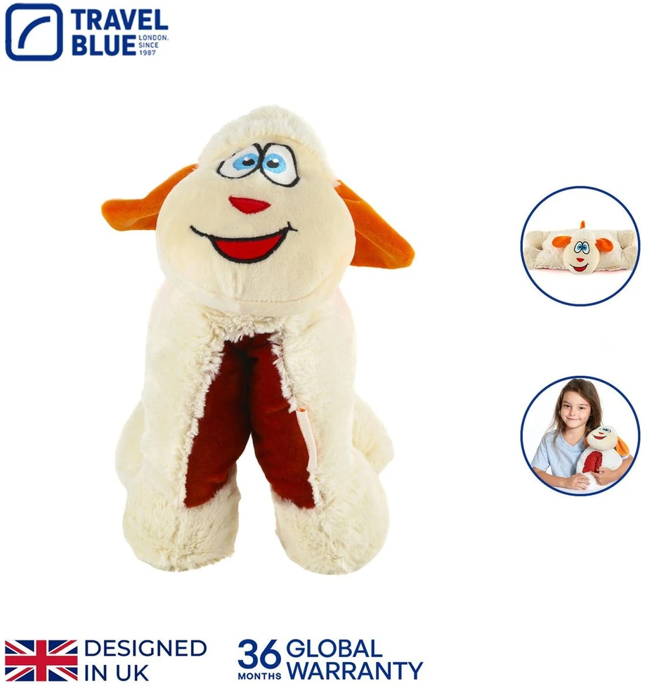 Pellucci Mėlyna TRAVEL Mėlynas PODUSZKA PODRÓŻNA DZIECĘCA OWIECZKA SNOWY