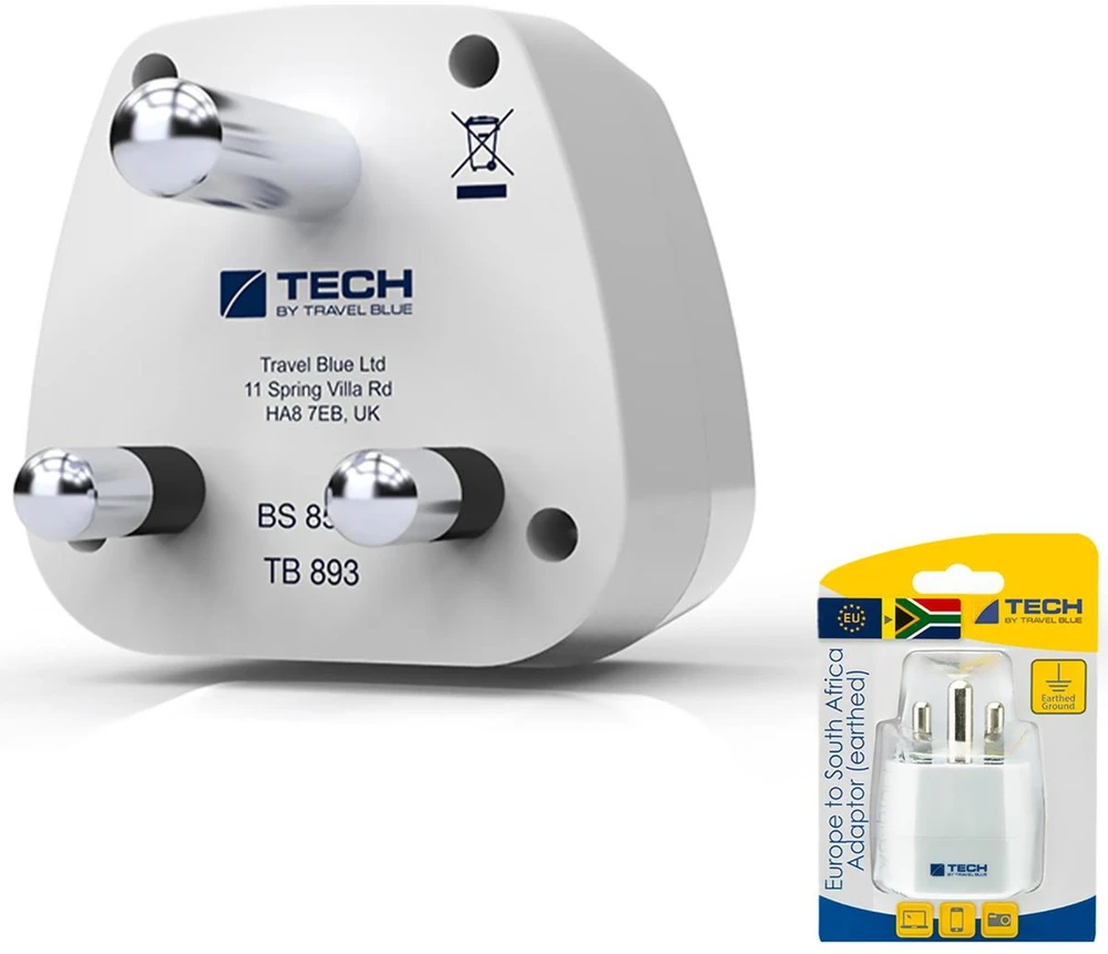 Roxtone Mėlyna TRAVEL Mėlynas PRZEJŚCIÓWKA ADAPTER SHUCKO -> RPA