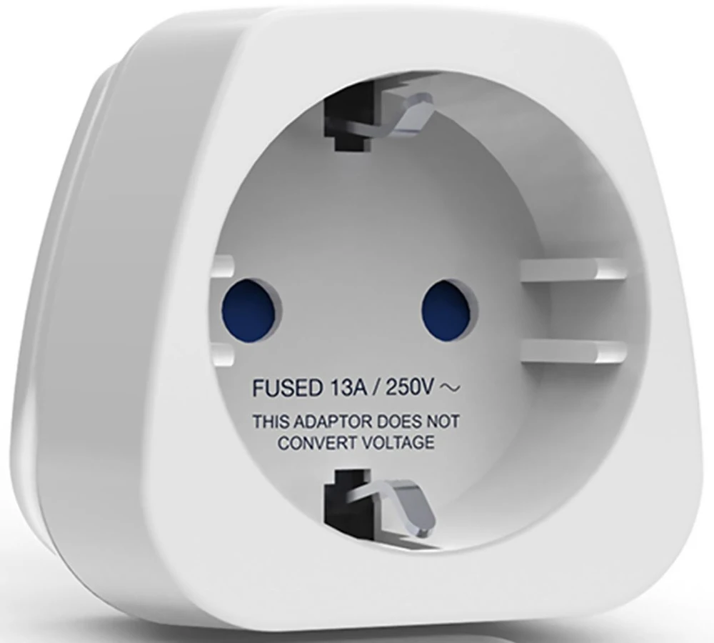 Roxtone Mėlyna TRAVEL Mėlynas PRZEJŚCIÓWKA ADAPTER SHUCKO -> RPA