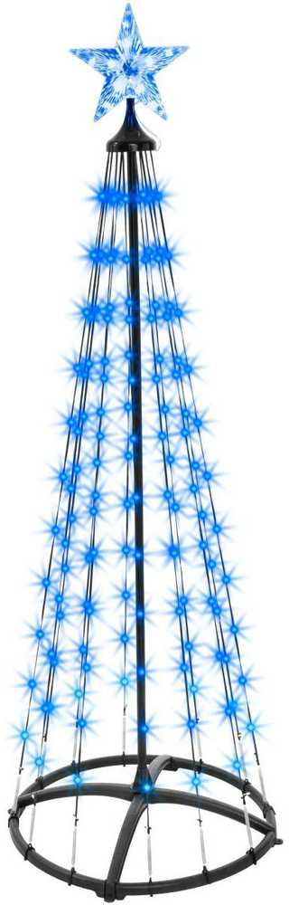 Christmas Decoration Apšviestas LED Kalėdų medis 150 cm su 154 RGB LED