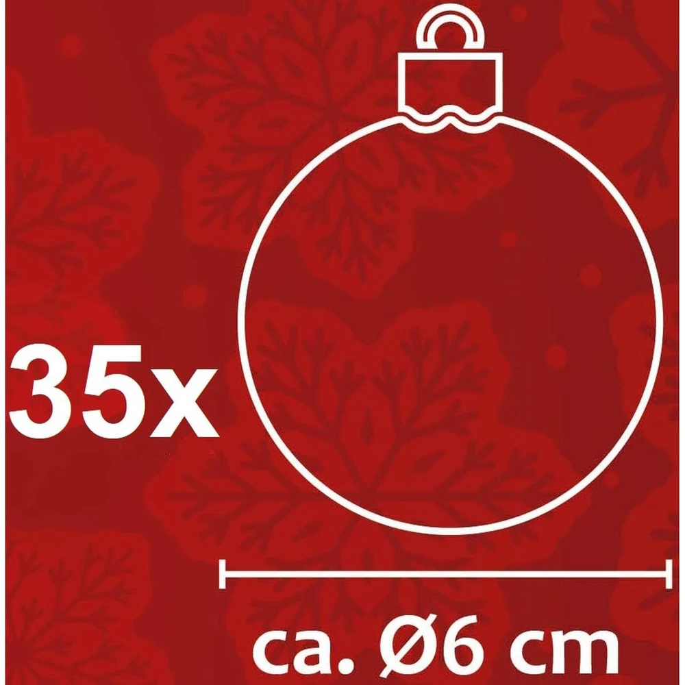 Christmas Decoration Plastikiniai sidabriniai kalėdiniai burbulai 6 cm