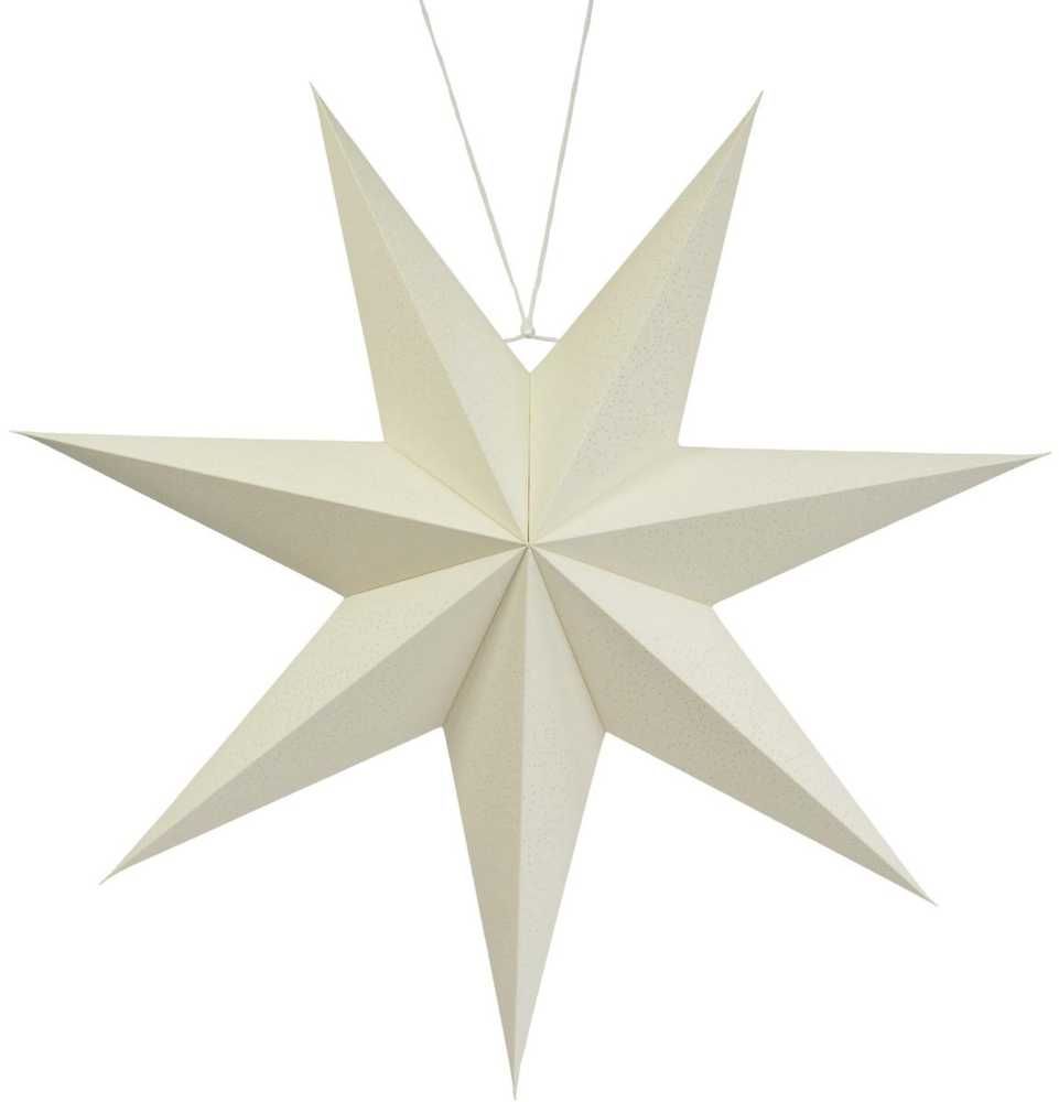 Christmas Decoration DEKORACINĖ KABINAMA POPIERINĖ ŽVAIGŽDĖ 60CM BALTA 740142