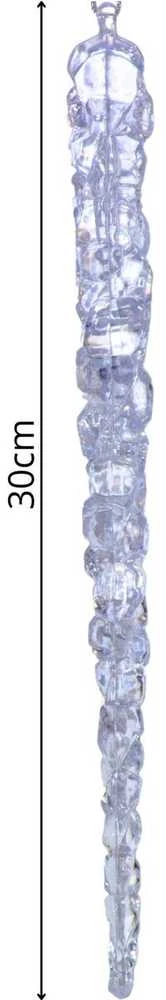 KOOPMAN Opaliniai ledukų papuošimai 22 cm, 4 vnt.