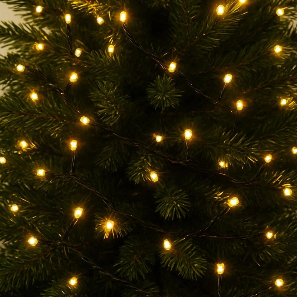 Christmas Decoration Kalėdinės eglutės lemputės, 3000 LED lempučių grandinėlė, laikmatis, šiltai balta