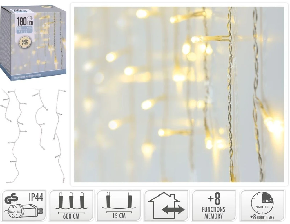 Christmas Decoration Kalėdiniai lauko šviesos užuolaidų LED dekoracijos