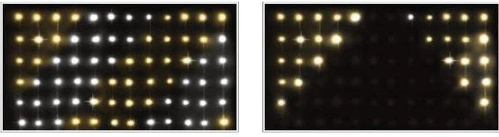Christmas Decoration KALĖDINĖS ŠVIESOS ŠVIESOS UŽDUOTĖS 240 LED 600X60CM SU NUOTOLINIO PULTU ŠILTA BALTA
