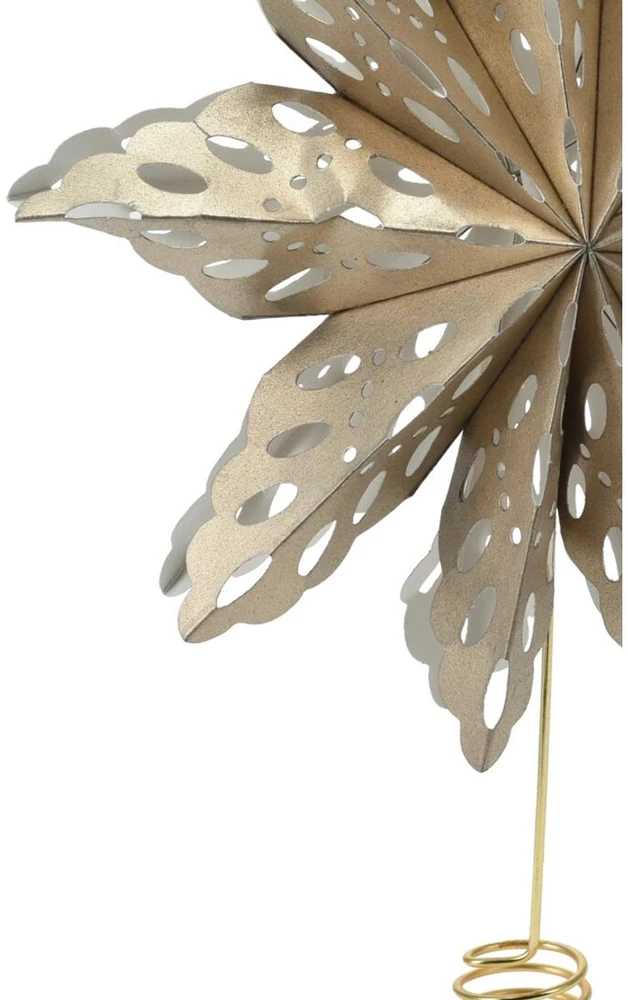 Christmas Decoration Kalėdinė žvaigždė 30 cm auksinė popierinė