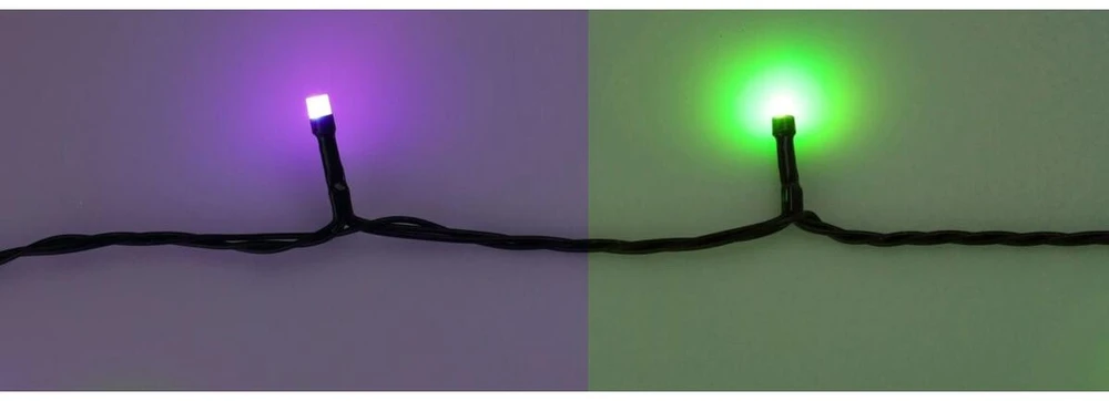 Christmas Decoration KALĖDŲ EGLĖLĖS LIETUVIAI 198 RGBW LED GRANDINĖS LEDĖS SU NUOTOLINIO VALDYMU