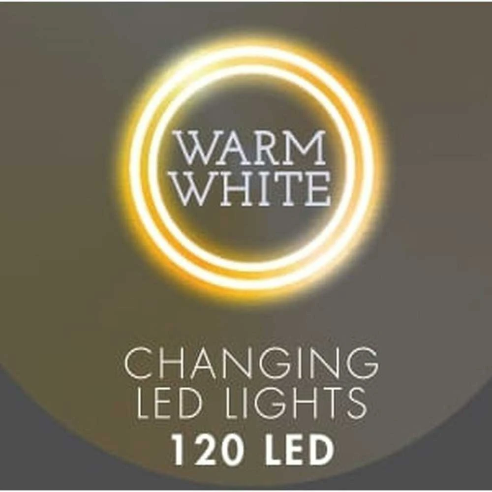 Christmas Decoration Kalėdinės užuolaidų lemputės 120 LED su pulteliu