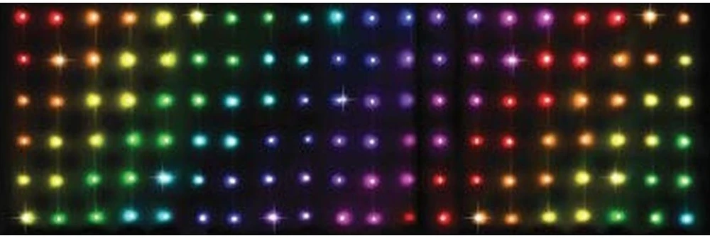 Christmas Decoration Nežinomas Lempučių girlianda Curtain, 0.6x3 m, įvairių spalvų
