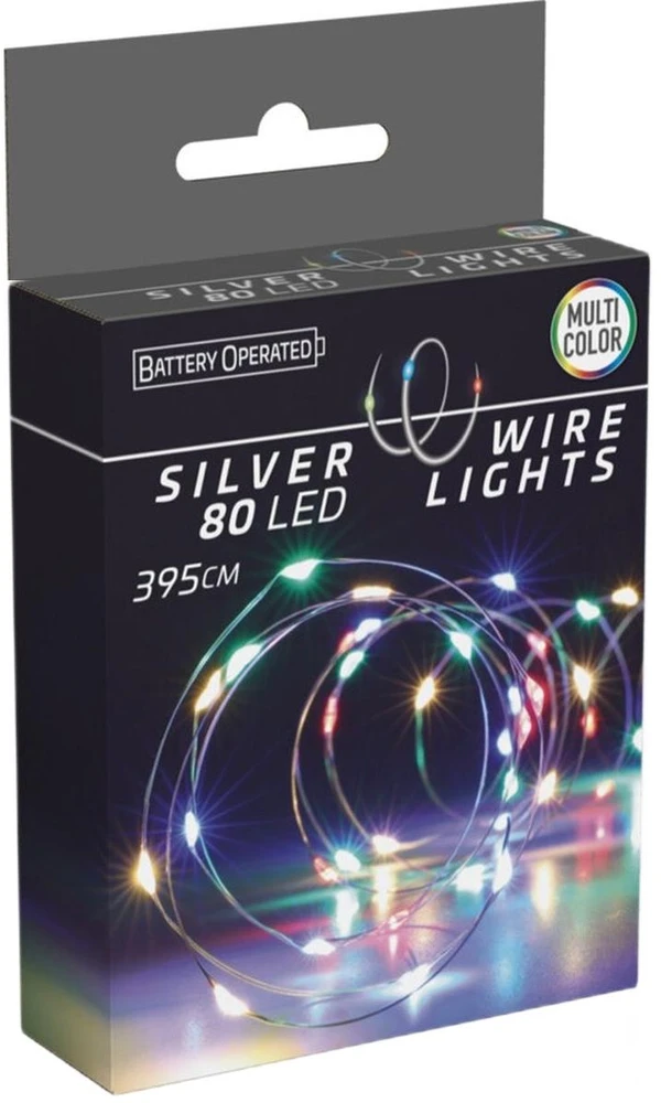 Mondex girlianda su led lemputėmis, 80 spalvotų lempučių