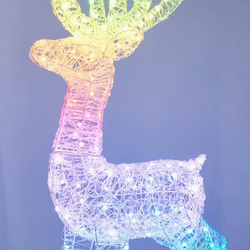 Monroe Christmas Decoration Šiaurės elnio dekoracija 120 cm 165 LED