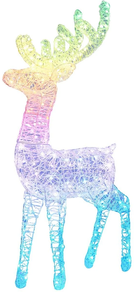Monroe Christmas Decoration Šiaurės elnio dekoracija 120 cm 165 LED
