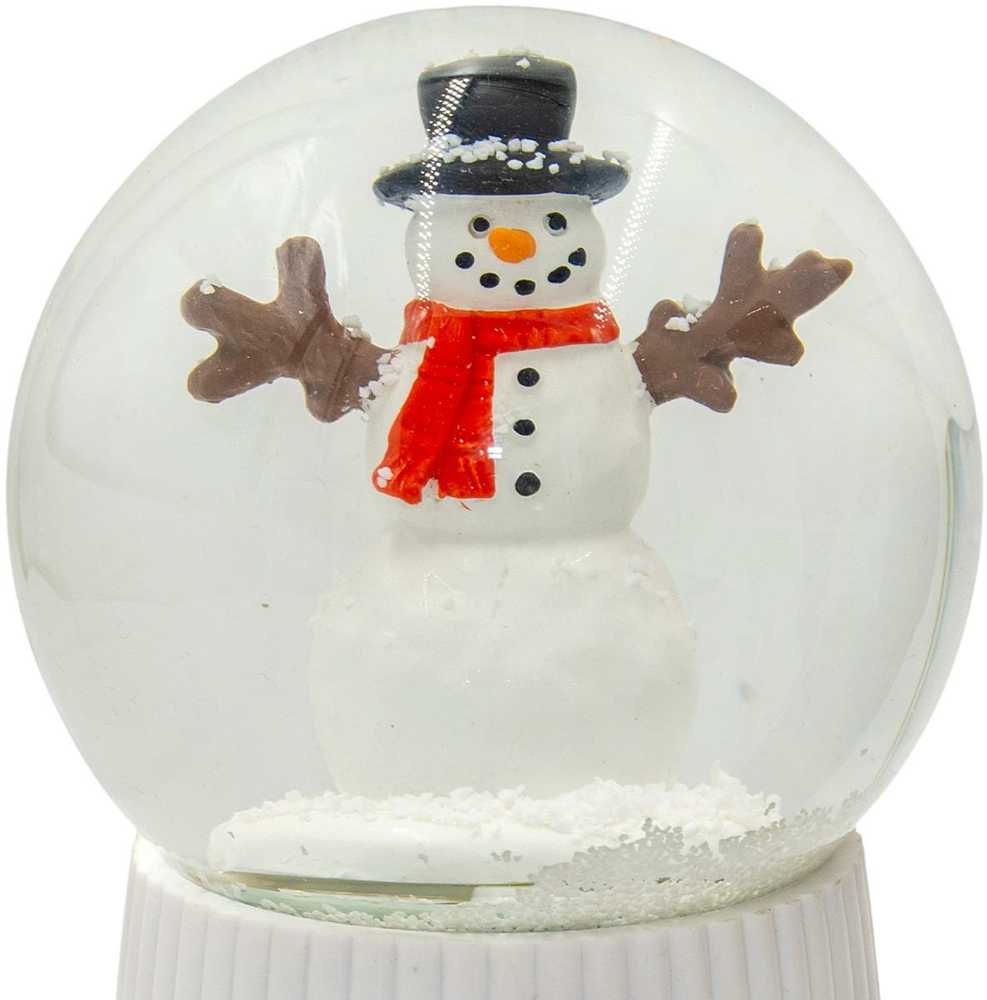 Christmas Decoration Skambinantis sniego rutulys 147 mm LED sniego senis