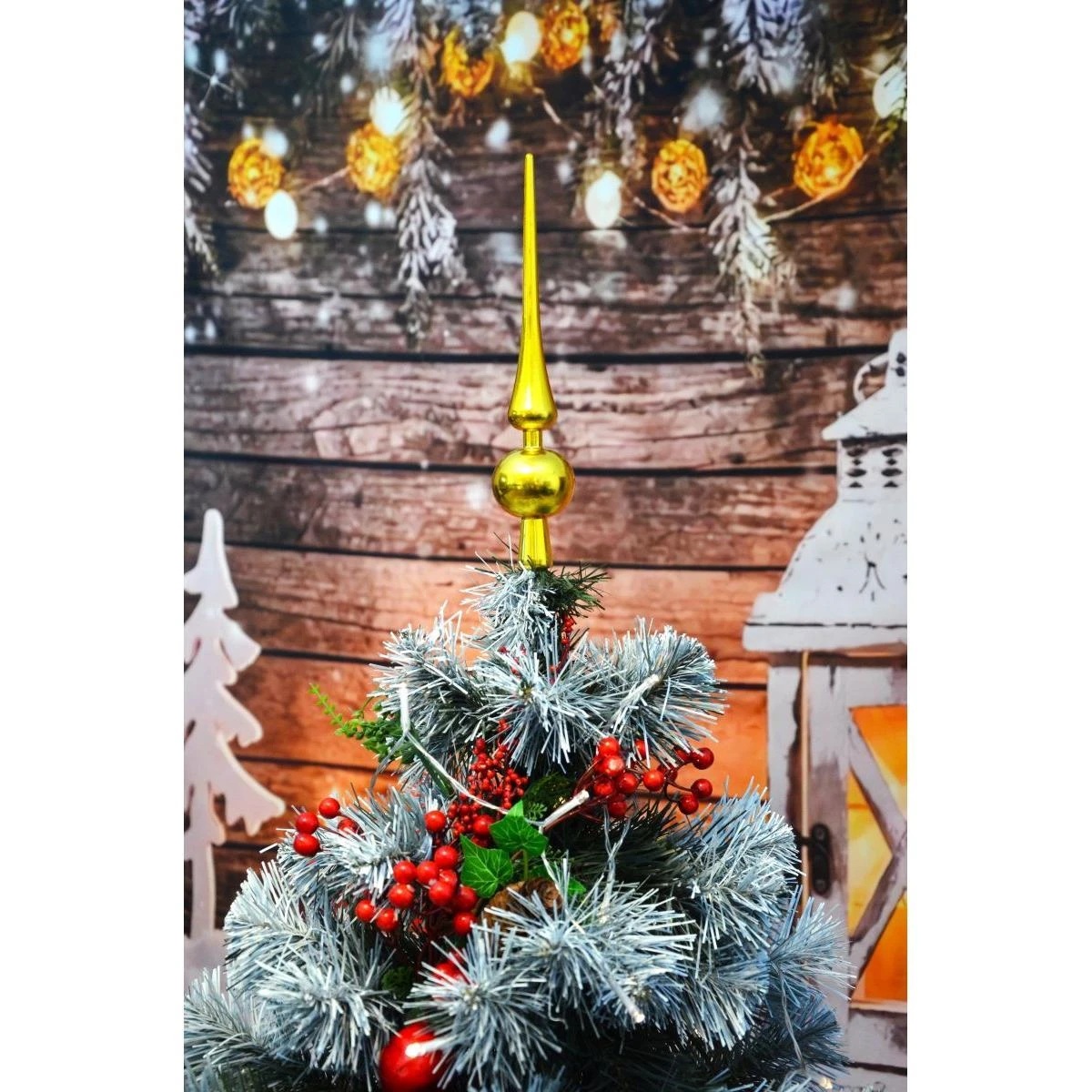 Christmas Gifts Auksinė eglutės viršūnė, 25 cm