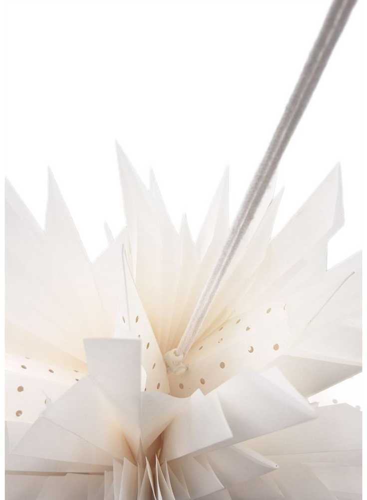 Kalėdinė dekoracija Christmas Gifts 3D DEKORATYVINĖ POPIERINĖ ŽVAIGŽDĖ 50CM BALTA