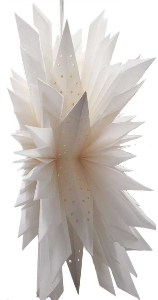 Kalėdinė dekoracija Christmas Gifts 3D DEKORATYVINĖ POPIERINĖ ŽVAIGŽDĖ 50CM BALTA