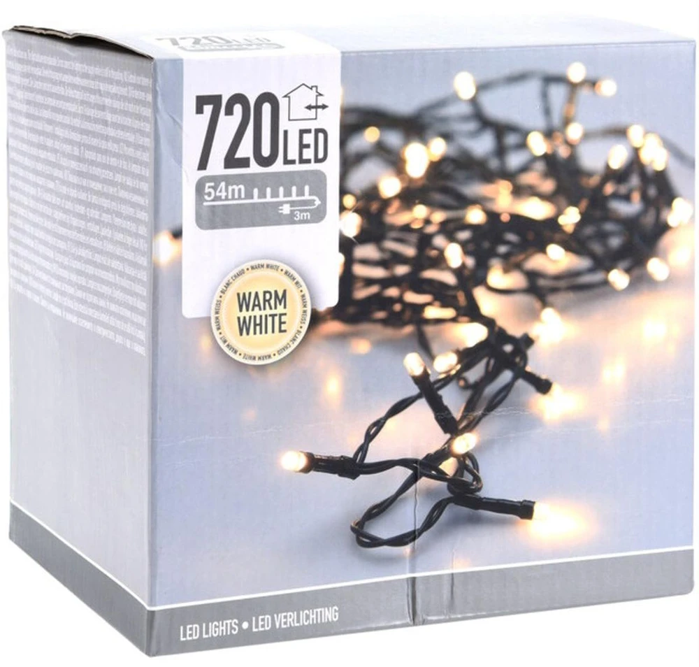 Mondex Christmas Gifts KALĖDINĖS LEMBUTĖS GRANDINĖS ŠVIESOS 720 LED ŠILTAI BALTA
