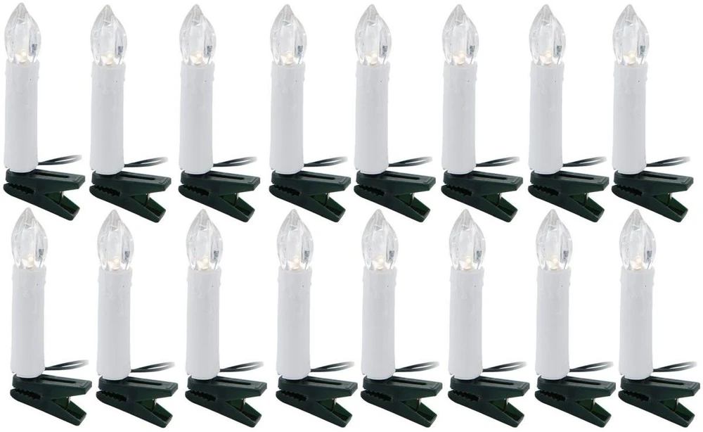 Christmas Gifts KALĖDINĖS LEMPUTĖS ŠVIESOS GIRLIANDA ŽVAKUTĖS 16 LED ŠILTA BALTA 518393