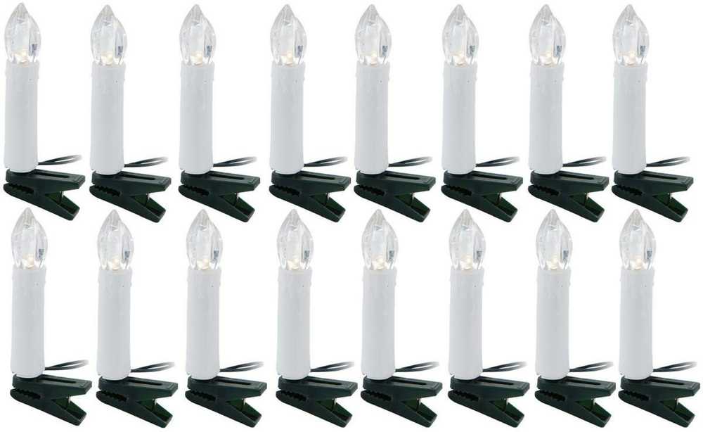 Christmas Gifts KALĖDINĖS LEMPUTĖS ŠVIESOS GIRLIANDA ŽVAKUTĖS 16 LED ŠILTA BALTA 518393