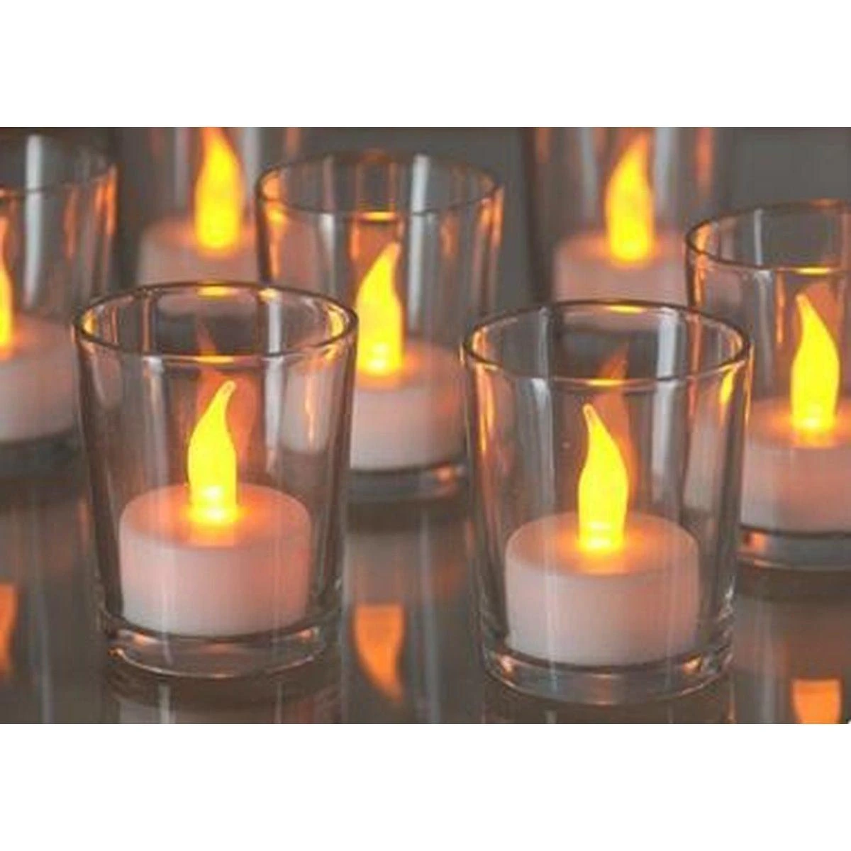Ambiance Light LED arbatinės žvakutės 2vnt(4xh5cm)