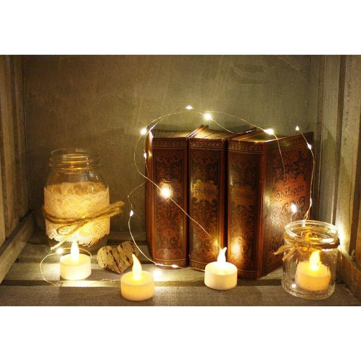 Ambiance Light LED arbatinės žvakutės 2vnt(4xh5cm)