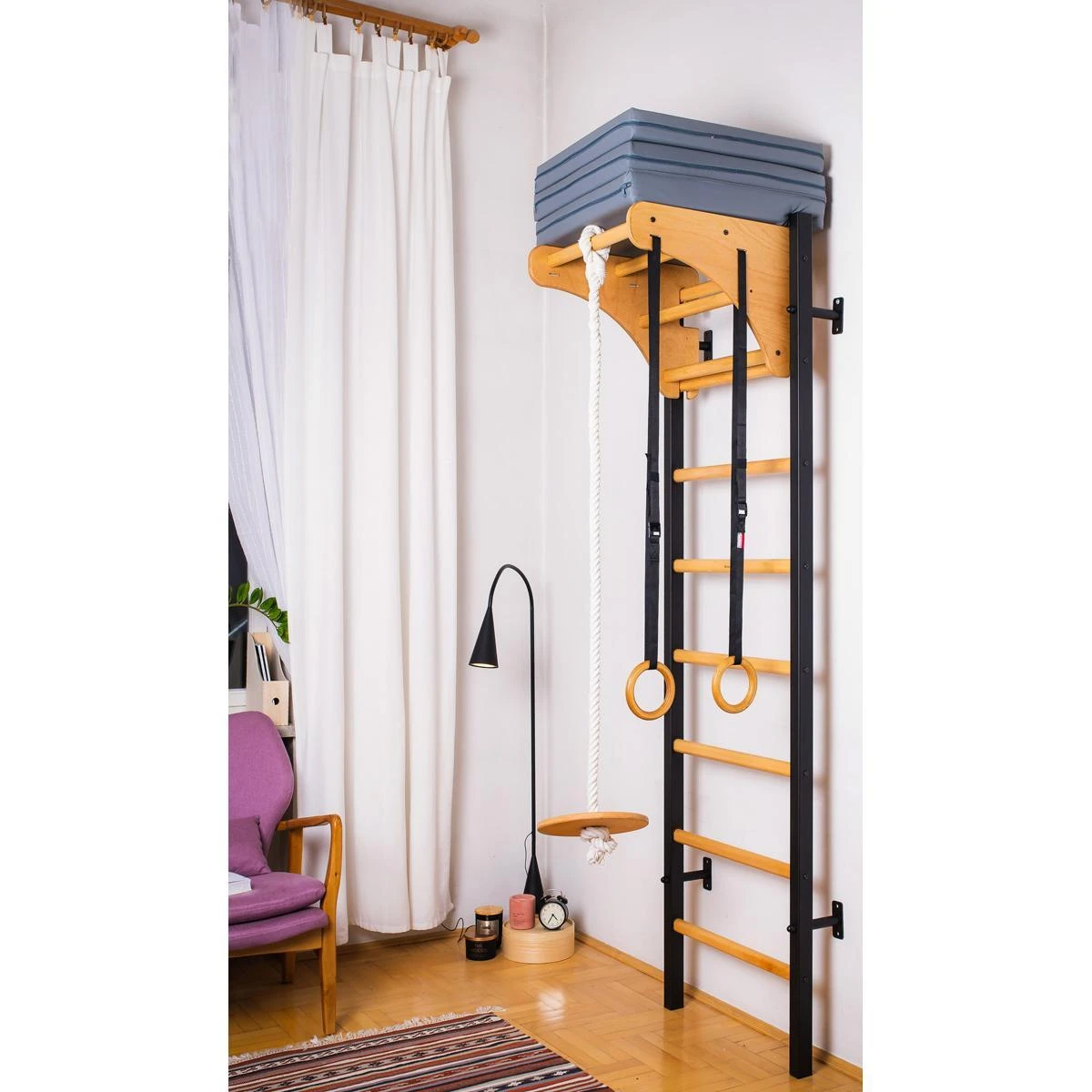 Sulankstomas gimnastikos čiužinys BenchK, 180cm