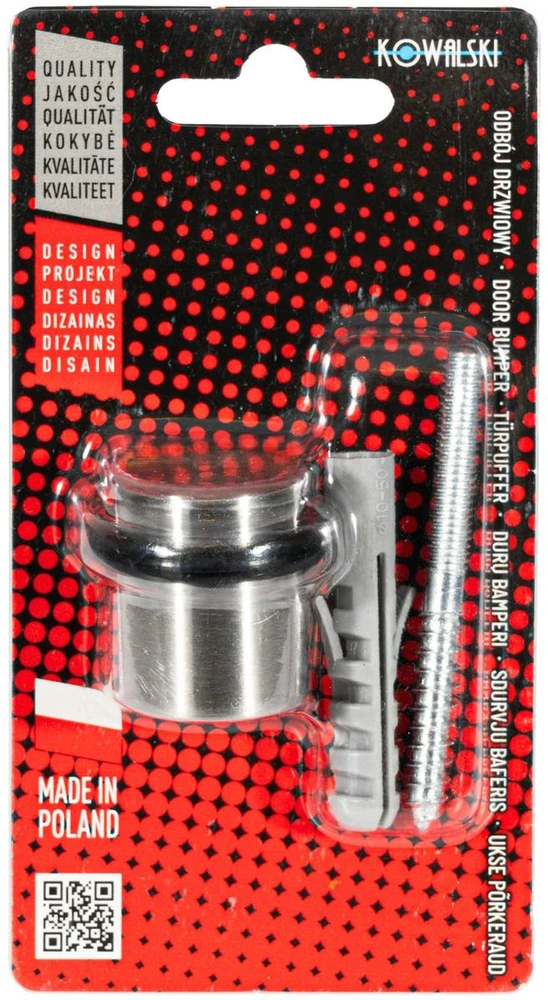 Decastyl Durų atmušėjas 25/30 mm nerūdijantis plienas KOWALSKI