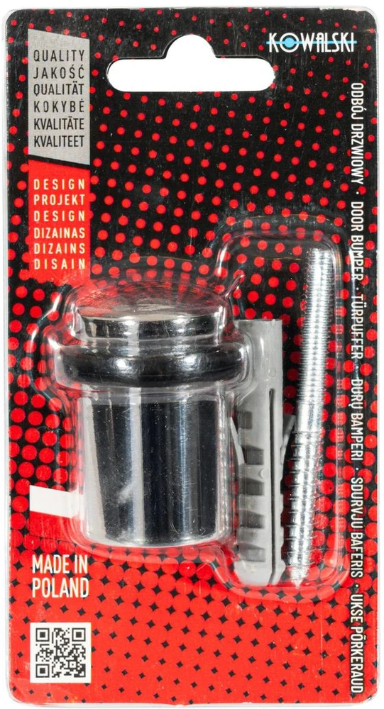 DeCastyl Durų atstumtuvas 27/46 mm poliruotas nerūdijantis plienas Kowalski