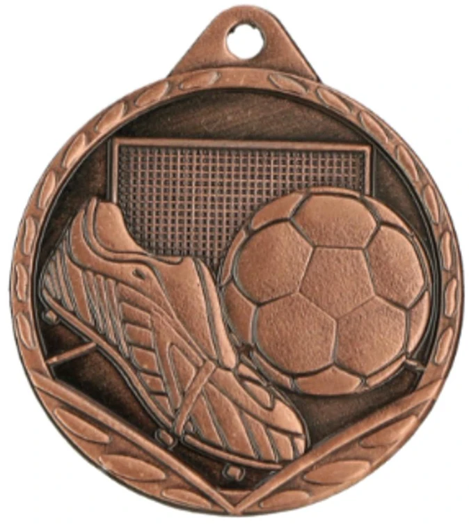 Detal Bronzos plieno medalis - Futbolas