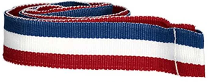 Detal Kaspinas 20 mm - raudona-balta-mėlyna