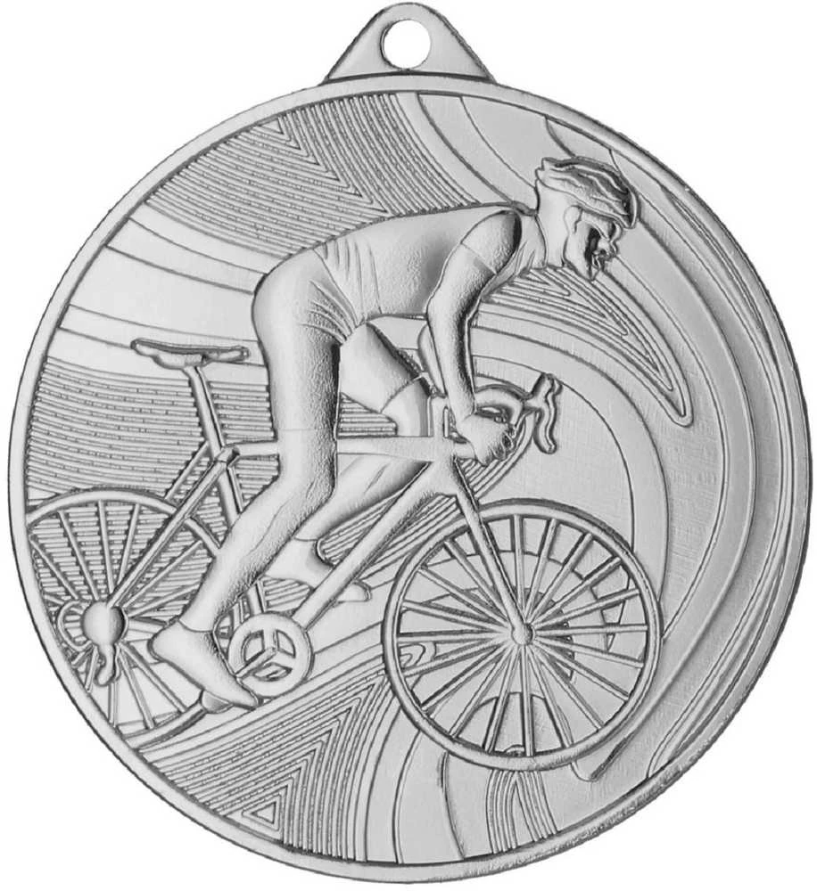 Detal Sidabro medalis – dviračių sportas – plieno medalis