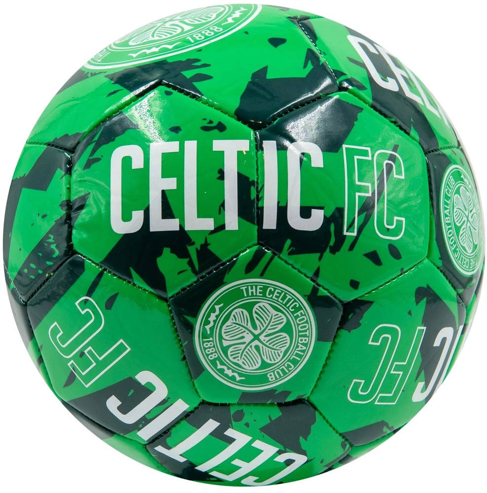 Detal MZ - PIŁKA NOŻNA LICENCJA Futbolo kamuolys Celtic R5 Graffiti CE09878 98787