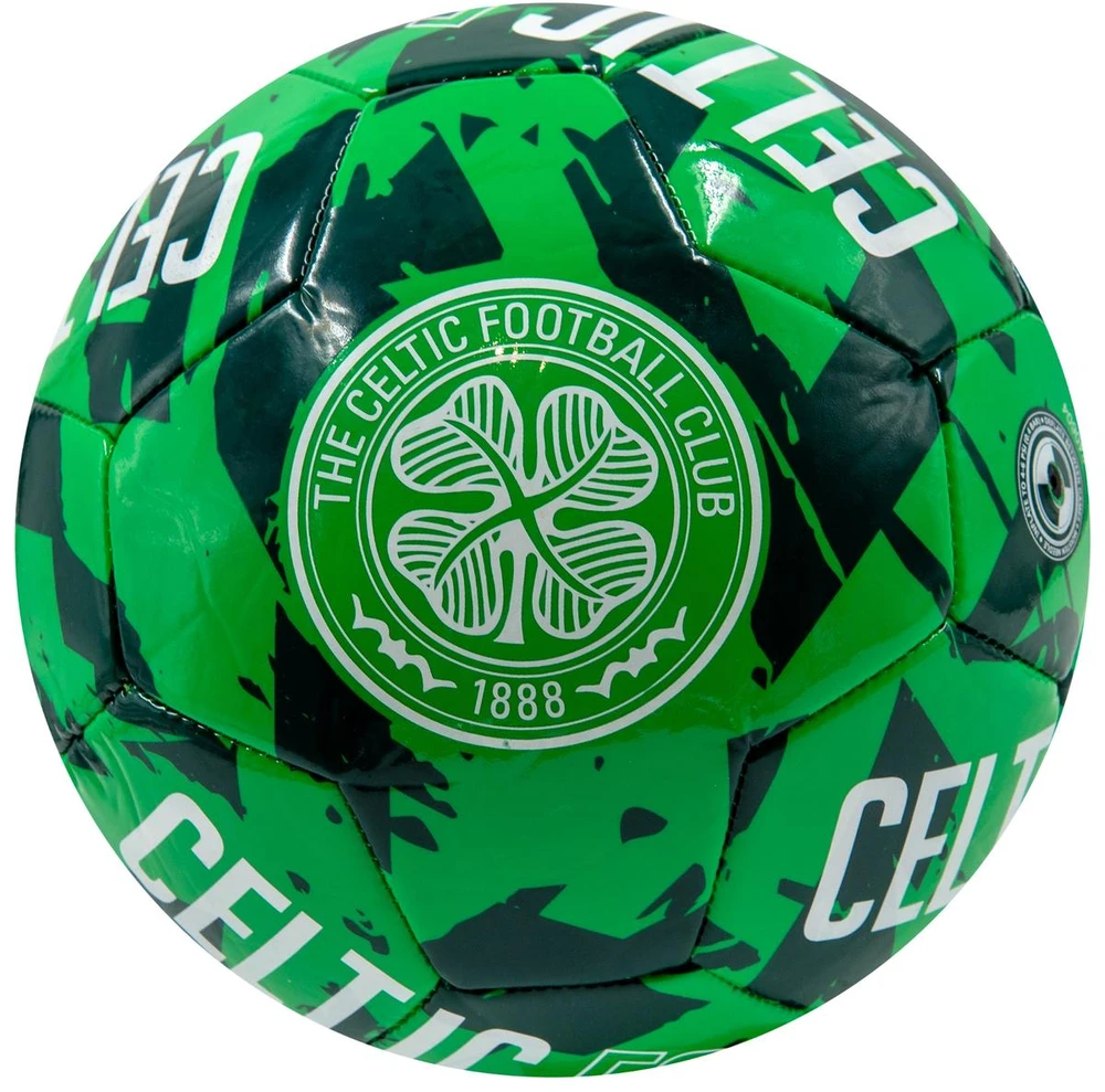 Detal MZ - PIŁKA NOŻNA LICENCJA Futbolo kamuolys Celtic R5 Graffiti CE09878 98787