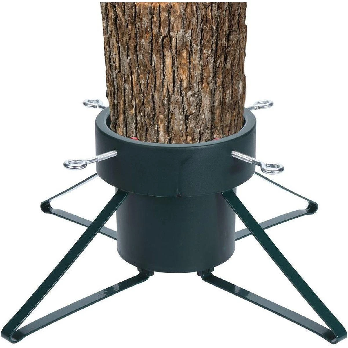 Dekoracja Domu Kalėdų eglutės stovas metalinas žalias 1,8 l, 18 cm 6 vnt.