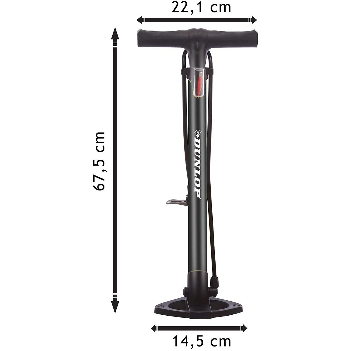 dunlop dviračių grindų pompa 12 bar