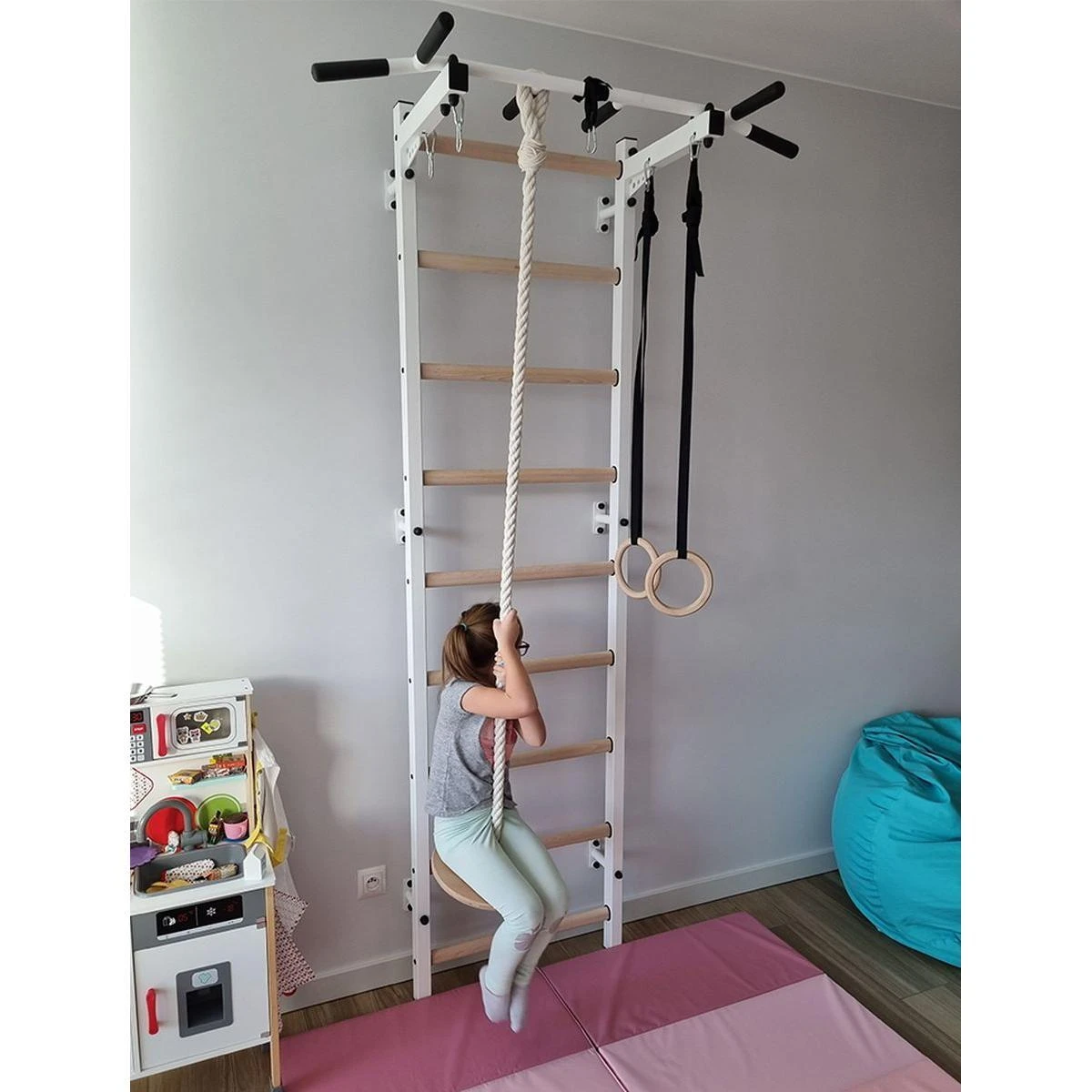 Benchk Vaikų gimnastikos kopėtėlės su priedais