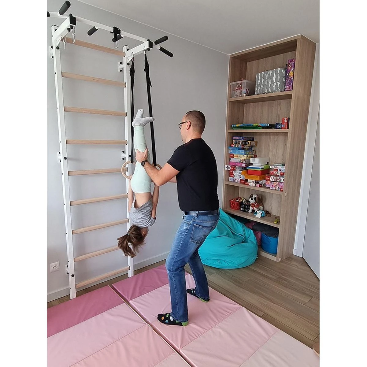 Benchk Vaikų gimnastikos kopėtėlės su priedais