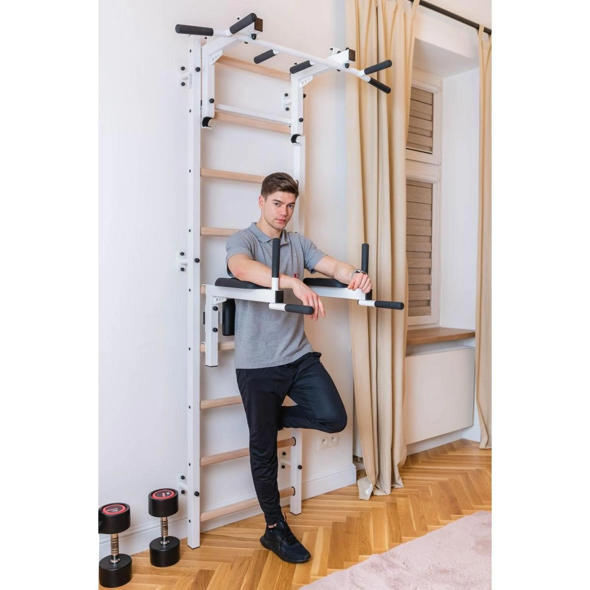 Benchk Reguliuojama gimnastikos kopėtėlė su skersiniu