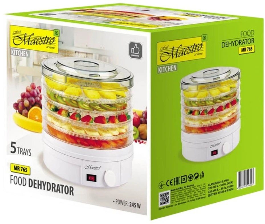 Maestro MR 765 Transparent, Baltas 245 W